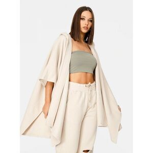 HeyYou Westward Cape Hoodie in Oat